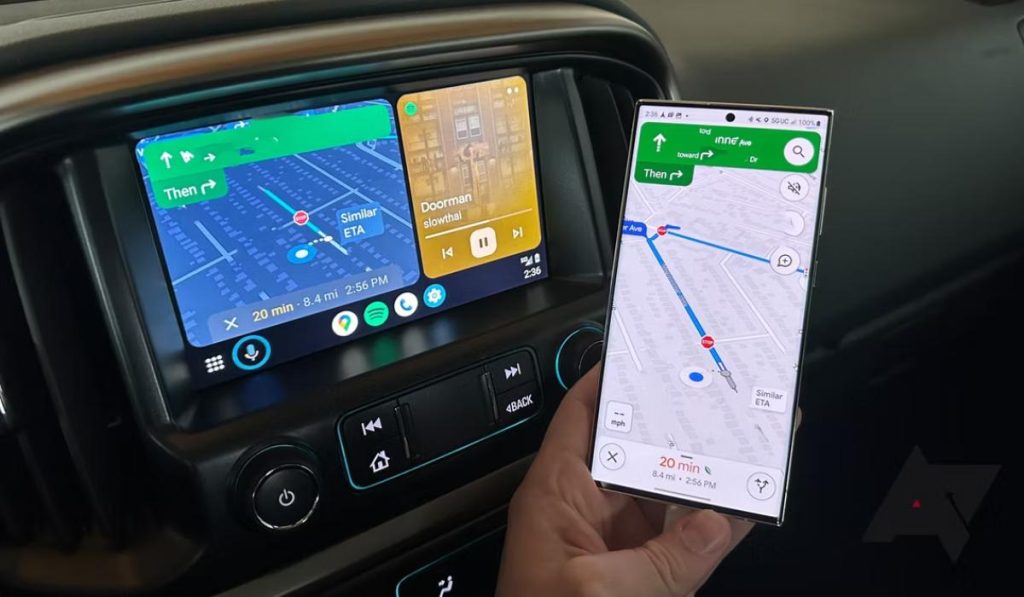 Google Maps Android Auto Carros elétricos