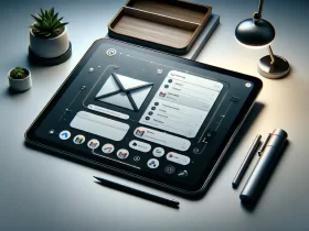 Google Gmail Interface Tablets