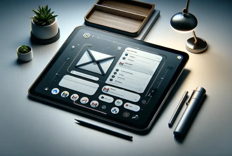 Google Gmail Interface Tablets