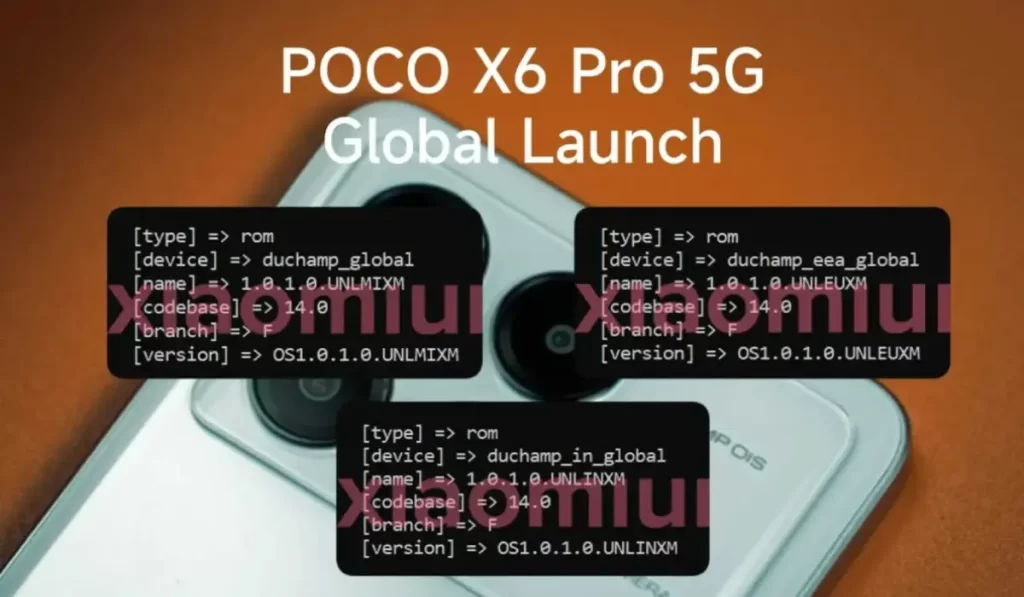 Poco X6 Pro Lançamento