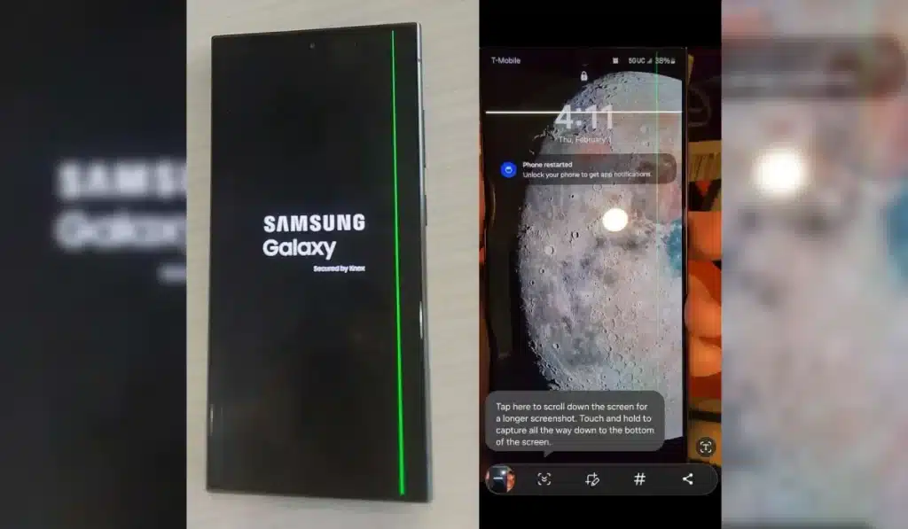 Samsung Galaxy S24 Ultra Ecra Verde