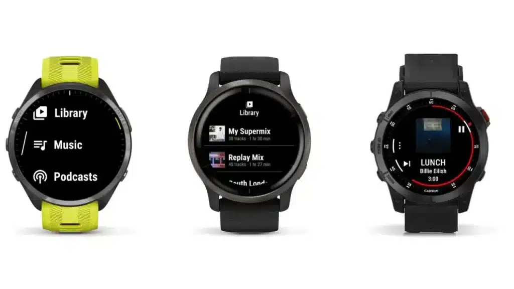 Youtube Music Garmin