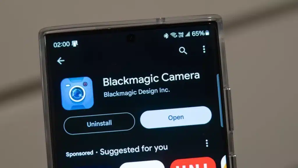 Blackmagic Camera Android