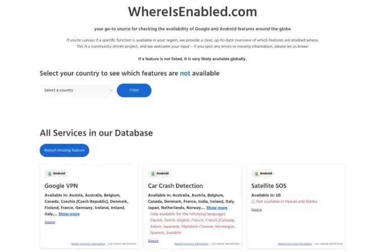 google pixel whereisenabled