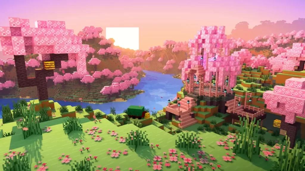 minecraft cherry groves