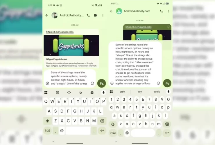 google messages mensagens longas