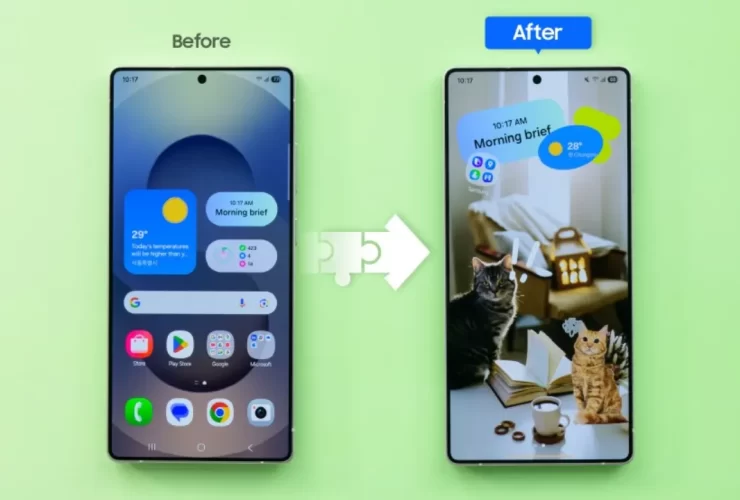 samsung ecrã principal