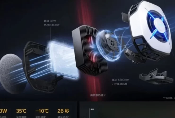 iqoo magnetic cooling back clip