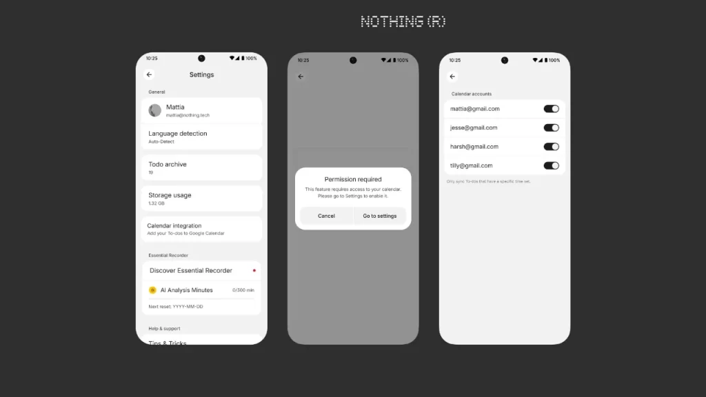 nothing essential space