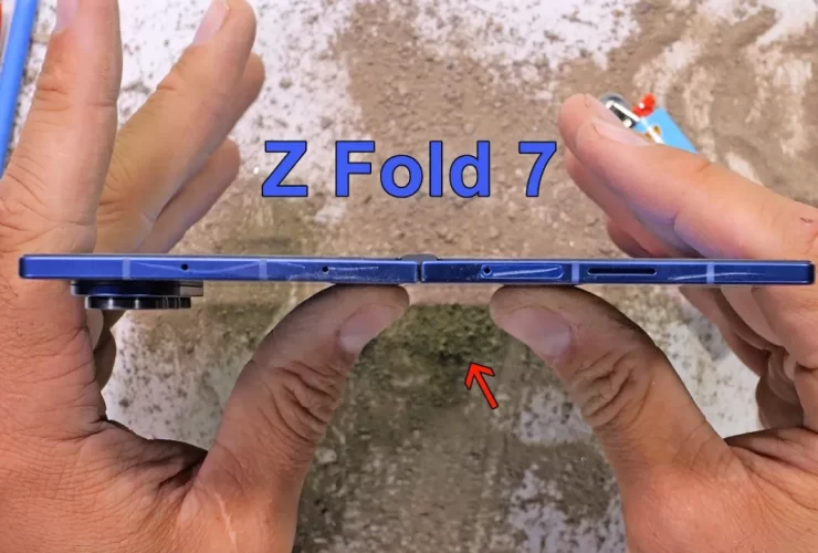 samsung galaxy z fold 7 resistência