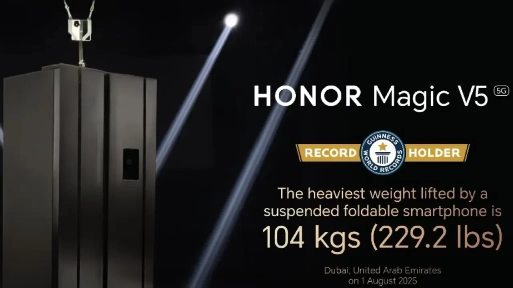 honor magic v5 guiness