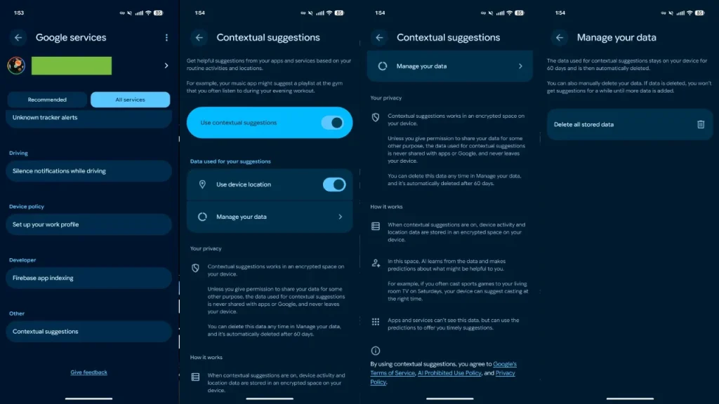 android contextual