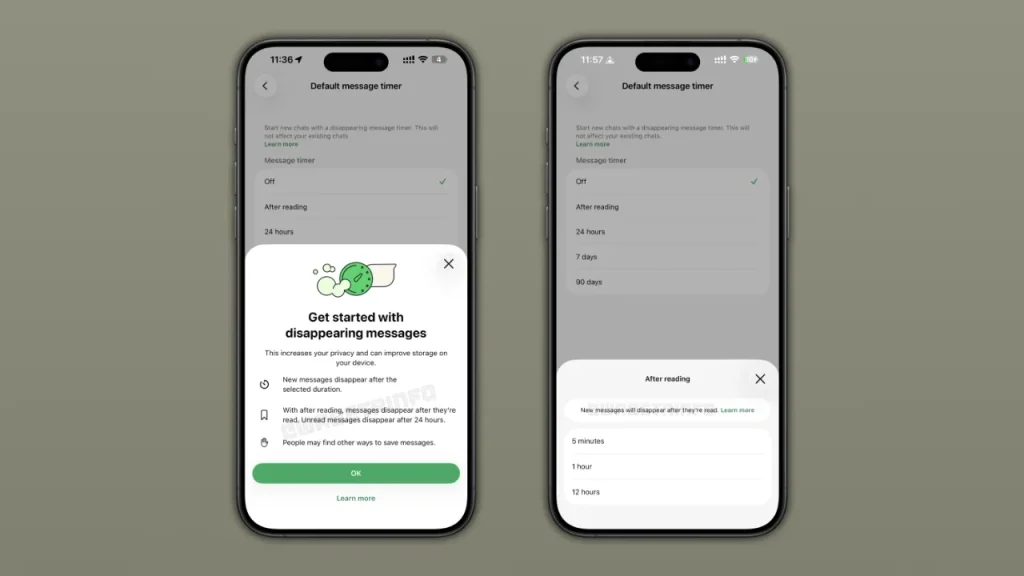 whatsapp beta mensagens temporárias