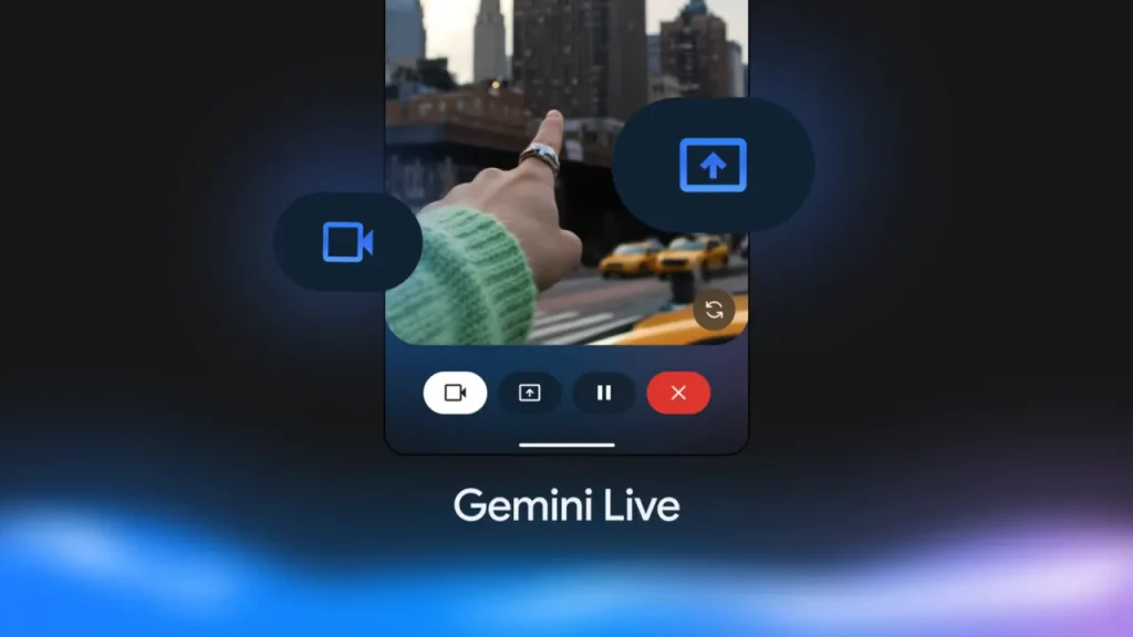 google gemini live